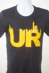Unisex Black/Yellow UR Logo SS
